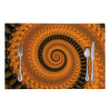 Spiral Fractal Print Placemat