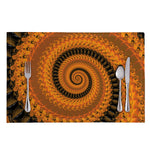 Spiral Fractal Print Placemat