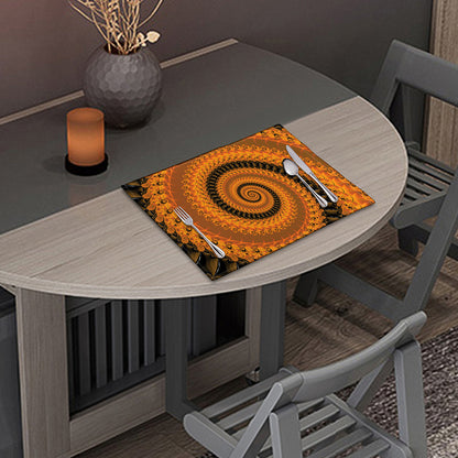 Spiral Fractal Print Placemat