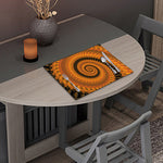 Spiral Fractal Print Placemat
