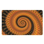 Spiral Fractal Print Polyester Doormat