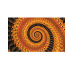 Spiral Fractal Print Polyester Flag