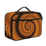 Spiral Fractal Print Portable Lunch Bag