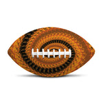 Spiral Fractal Print Rugby Ball