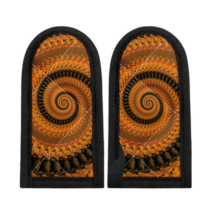 Spiral Fractal Print Skillet Handle Cover