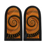 Spiral Fractal Print Skillet Handle Cover