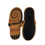 Spiral Fractal Print Slippers