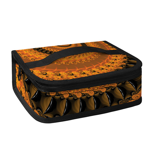 Spiral Fractal Print Small Lunch Bag