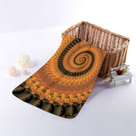 Spiral Fractal Print Towel