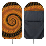 Spiral Fractal Print Waterproof Car Seat Cover