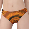 Spiral Fractal Print Women's Panties