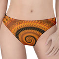 Spiral Fractal Print Women's Thong