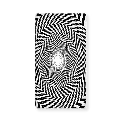 Spiral Illusory Motion Print Baby Crib Sheet