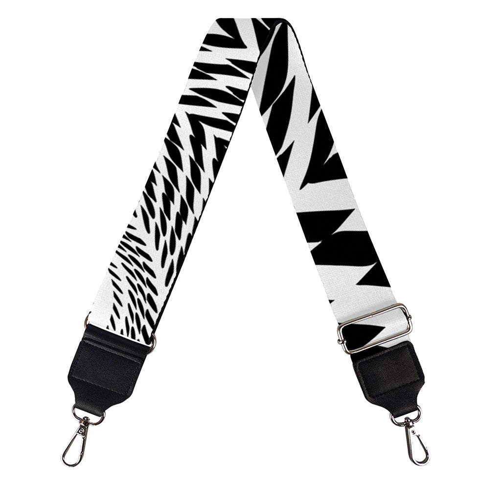 Spiral Illusory Motion Print Bag Strap