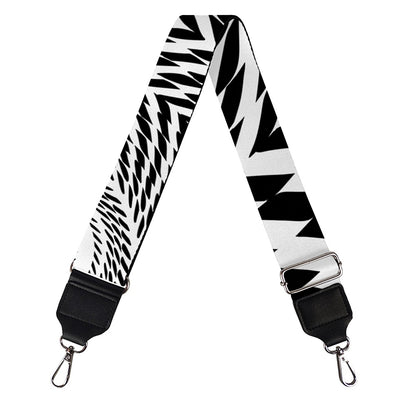 Spiral Illusory Motion Print Bag Strap
