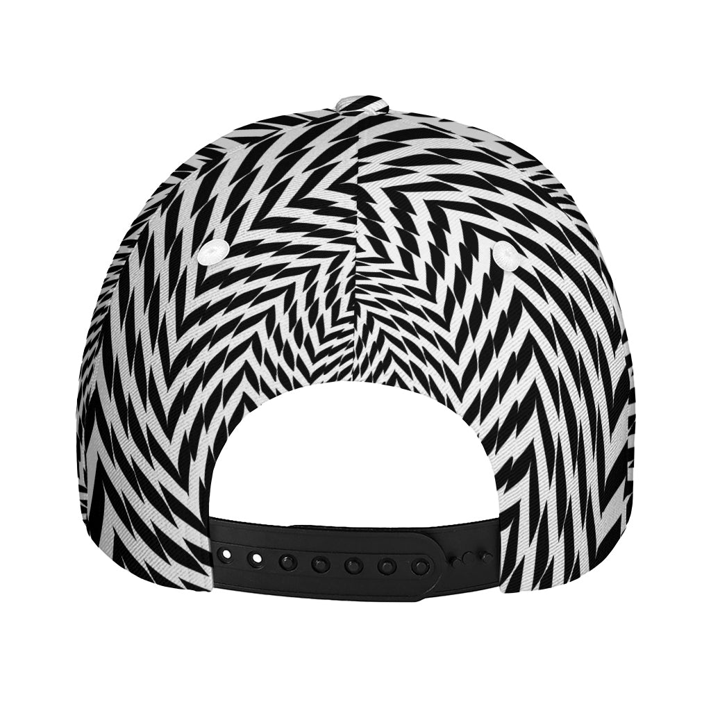 Spiral Illusory Motion Print Baseball Cap