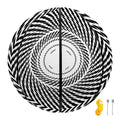Spiral Illusory Motion Print Basketball