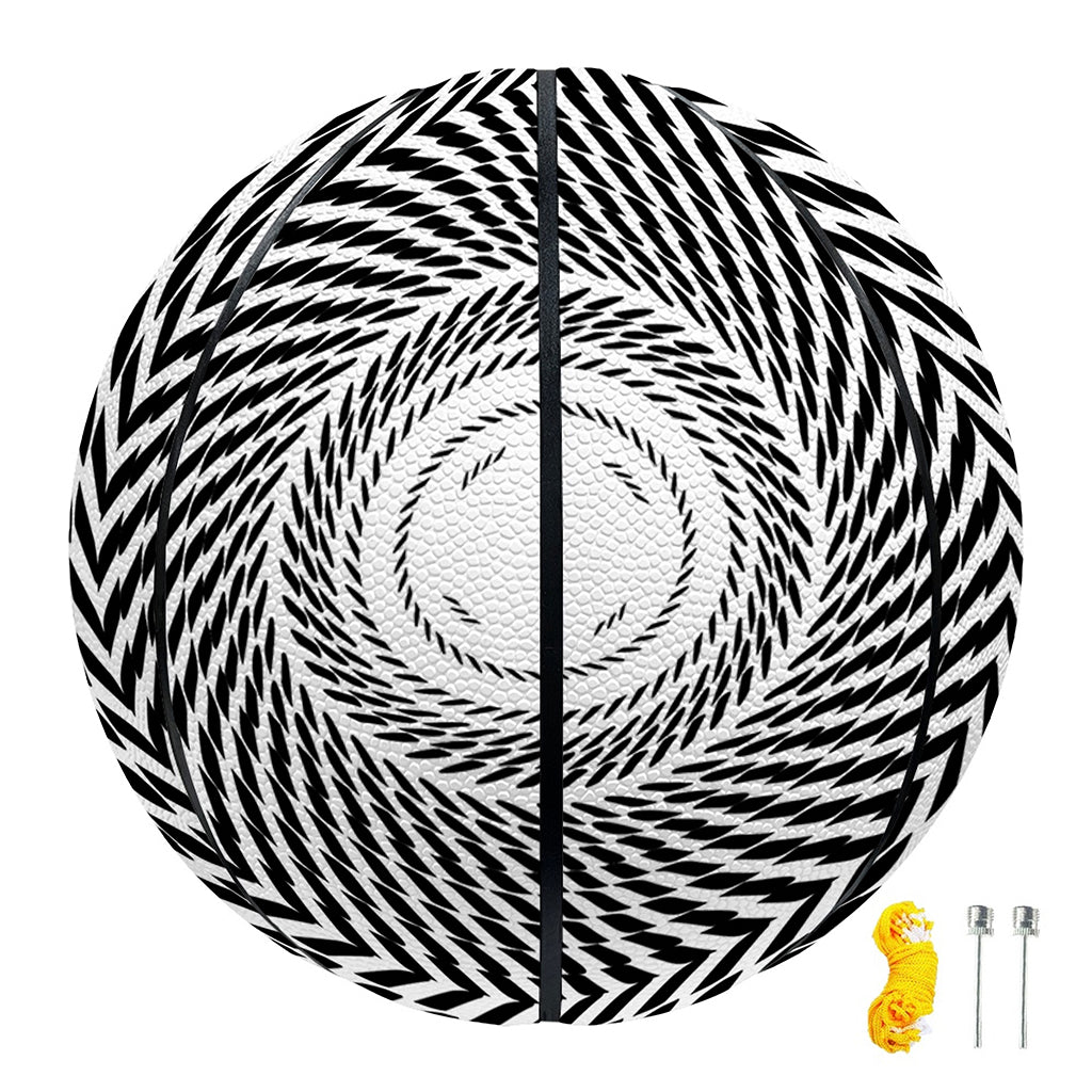 Spiral Illusory Motion Print Basketball