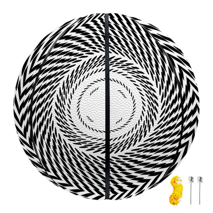 Spiral Illusory Motion Print Basketball