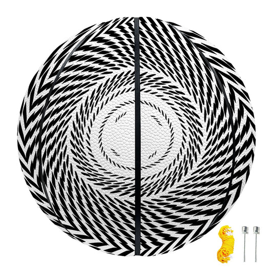 Spiral Illusory Motion Print Basketball