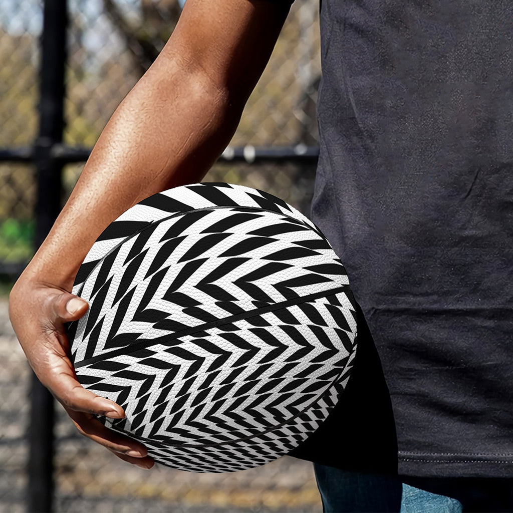Spiral Illusory Motion Print Basketball