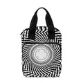 Spiral Illusory Motion Print Bible Tote Bag