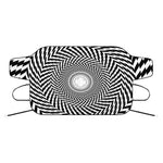 Spiral Illusory Motion Print Car Windshield Snow Cover