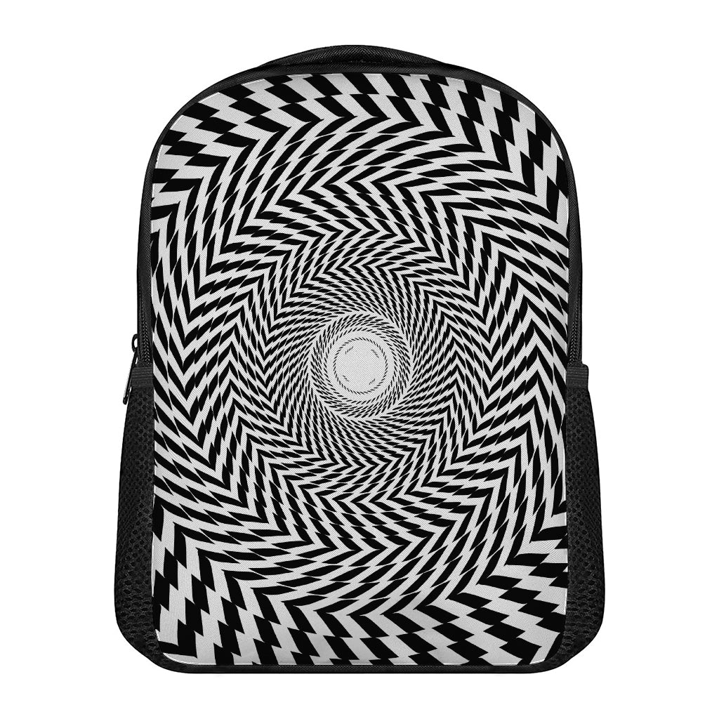 Spiral Illusory Motion Print Casual Backpack