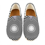 Spiral Illusory Motion Print Casual Shoes