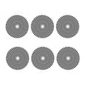 Spiral Illusory Motion Print Coaster Set