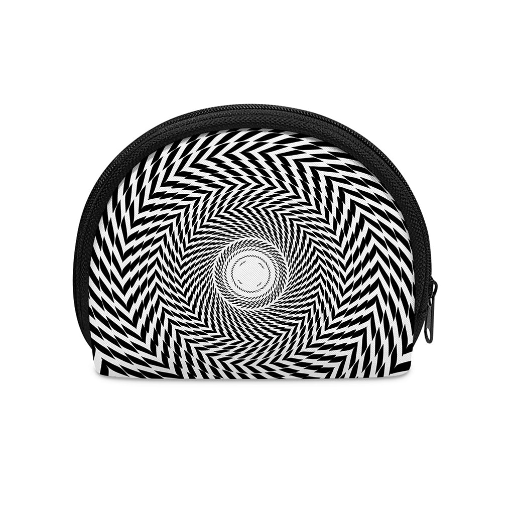Spiral Illusory Motion Print Coin Purse