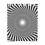 Spiral Illusory Motion Print Curtain