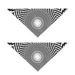 Spiral Illusory Motion Print Dog Bandana