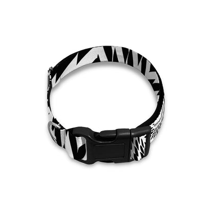 Spiral Illusory Motion Print Dog Collar