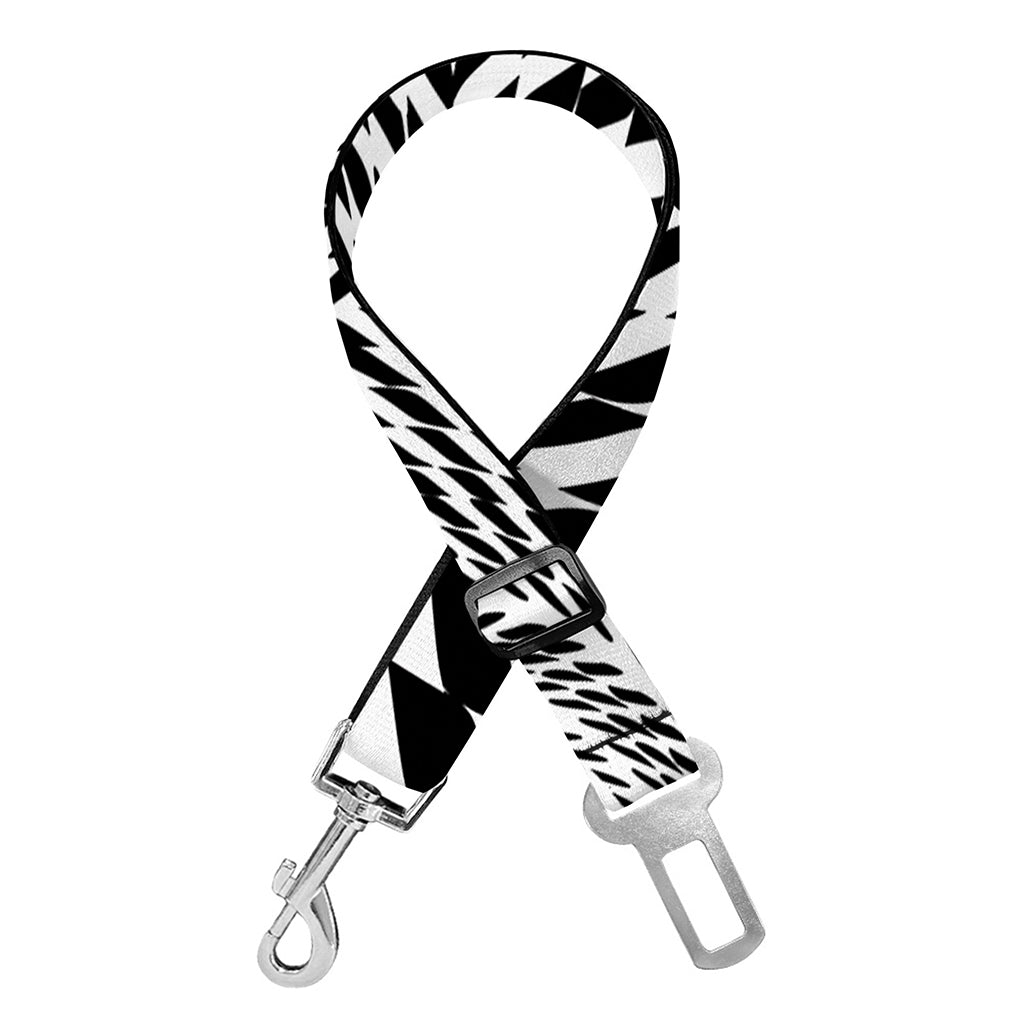 Spiral Illusory Motion Print Dog Seat Belt