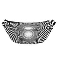 Spiral Illusory Motion Print Fanny Pack
