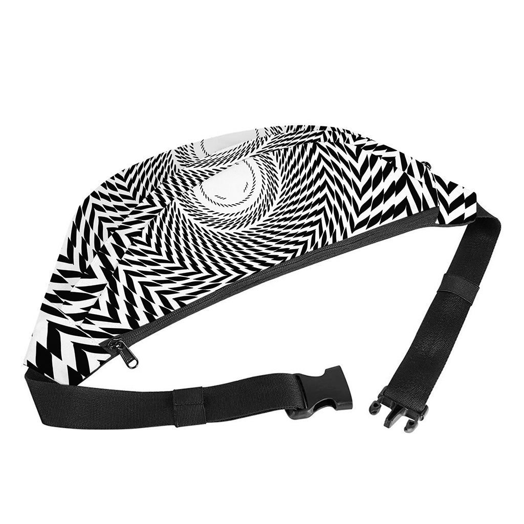 Spiral Illusory Motion Print Fanny Pack