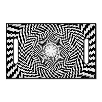 Spiral Illusory Motion Print Golf Cart Seat Cover
