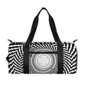 Spiral Illusory Motion Print Gym Bag