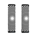 Spiral Illusory Motion Print Handle Covers