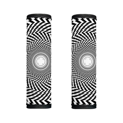 Spiral Illusory Motion Print Handle Covers