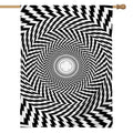 Spiral Illusory Motion Print House Flag