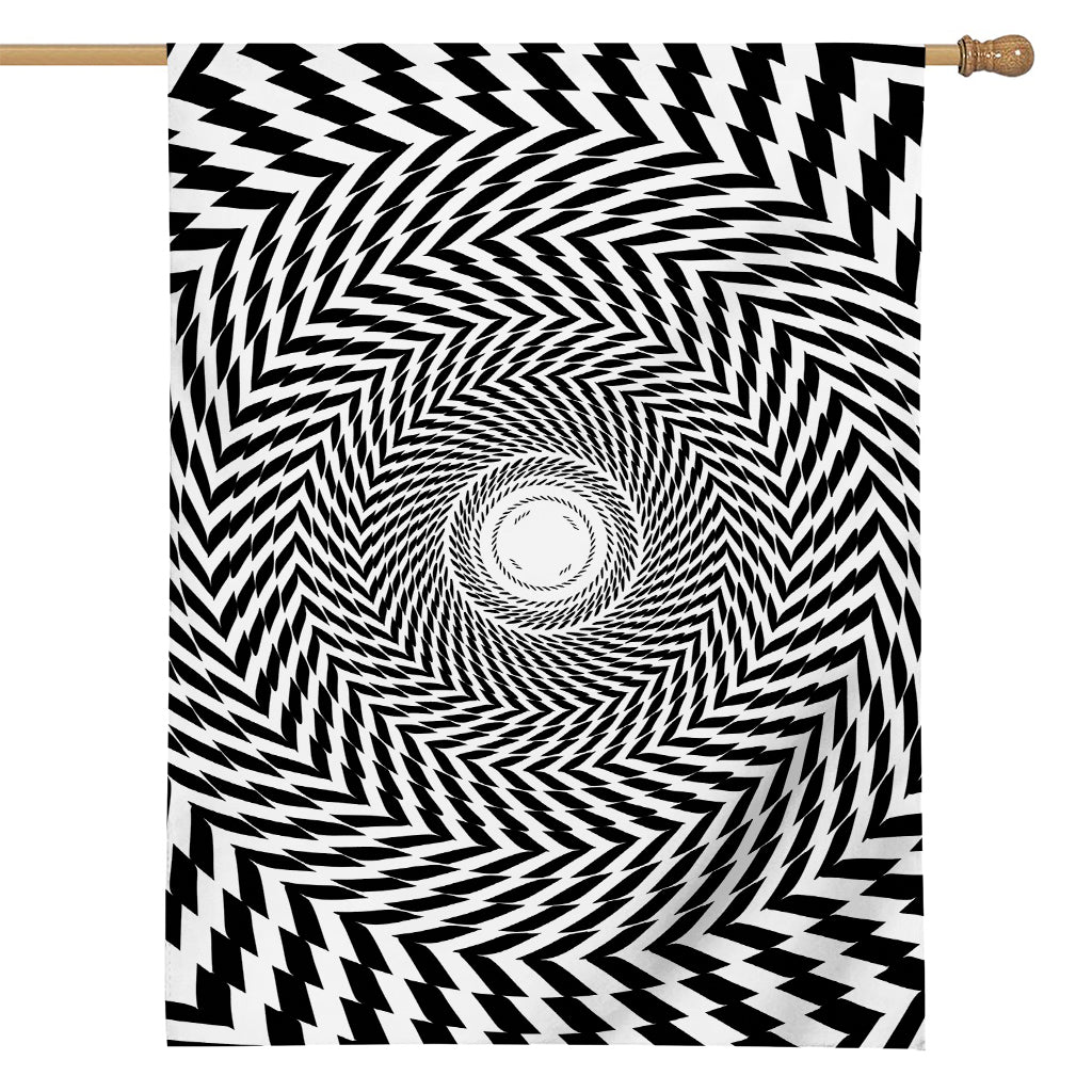 Spiral Illusory Motion Print House Flag