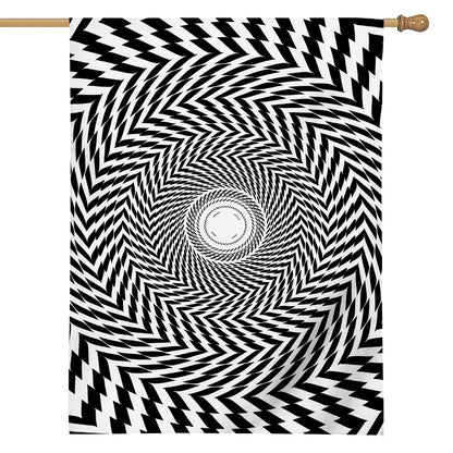 Spiral Illusory Motion Print House Flag