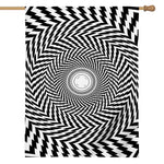 Spiral Illusory Motion Print House Flag
