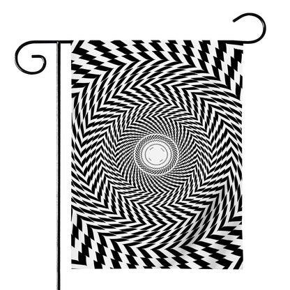 Spiral Illusory Motion Print House Flag