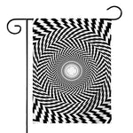 Spiral Illusory Motion Print House Flag