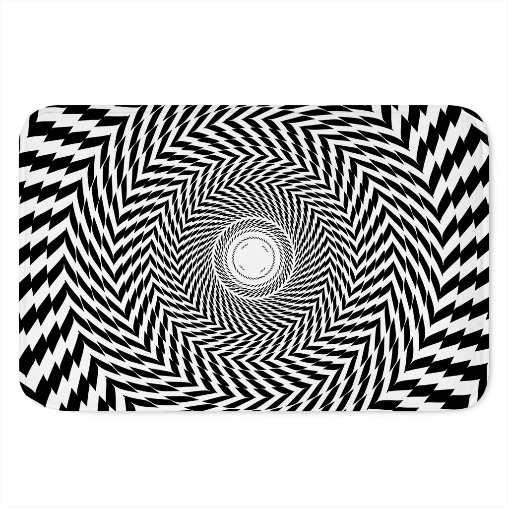 Spiral Illusory Motion Print Indoor Door Mat
