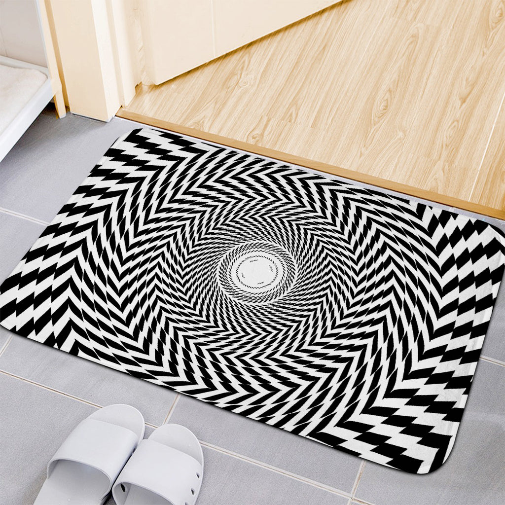 Spiral Illusory Motion Print Indoor Door Mat