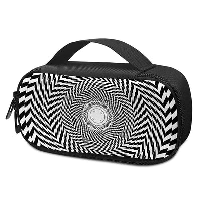 Spiral Illusory Motion Print Insulin Cooler Travel Case